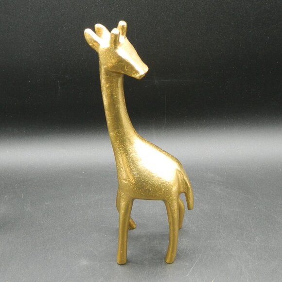 Nate Berkus Magnetized Gold Metal Giraffe Figurine - Picture 2 of 7